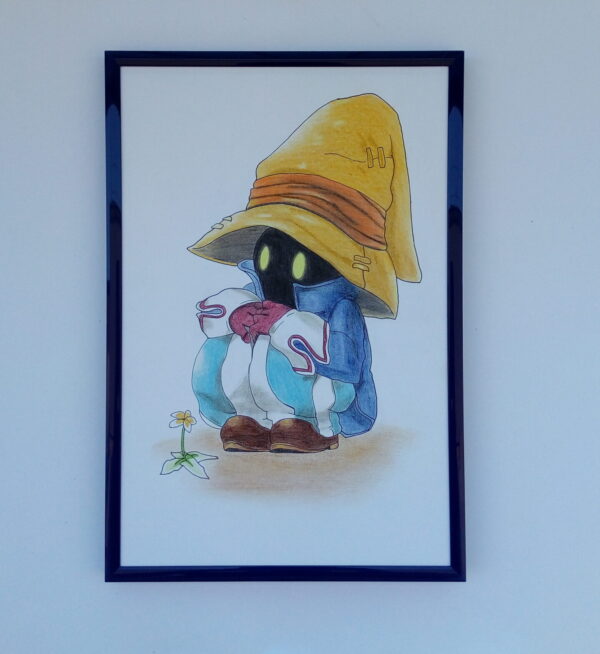Disegno Vivi - ispirato a Final Fantasy IX - Matite colorate