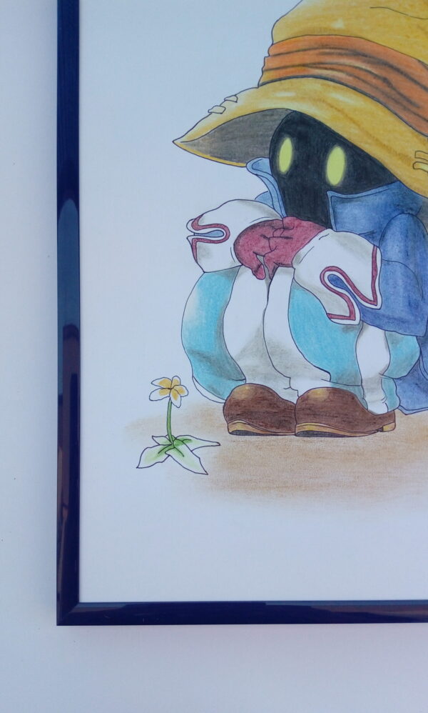 Disegno Vivi - ispirato a Final Fantasy IX - Matite colorate - immagine 3