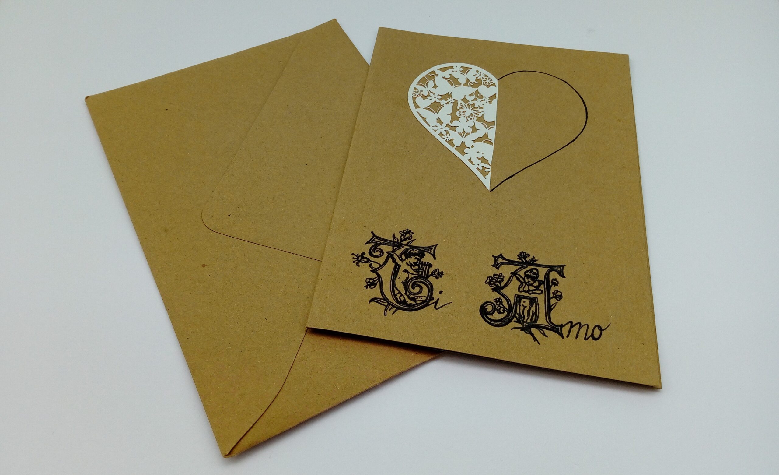 Biglietto ti amo - ti amo - biglietto san valentino - biglietto romantico - immagine 2