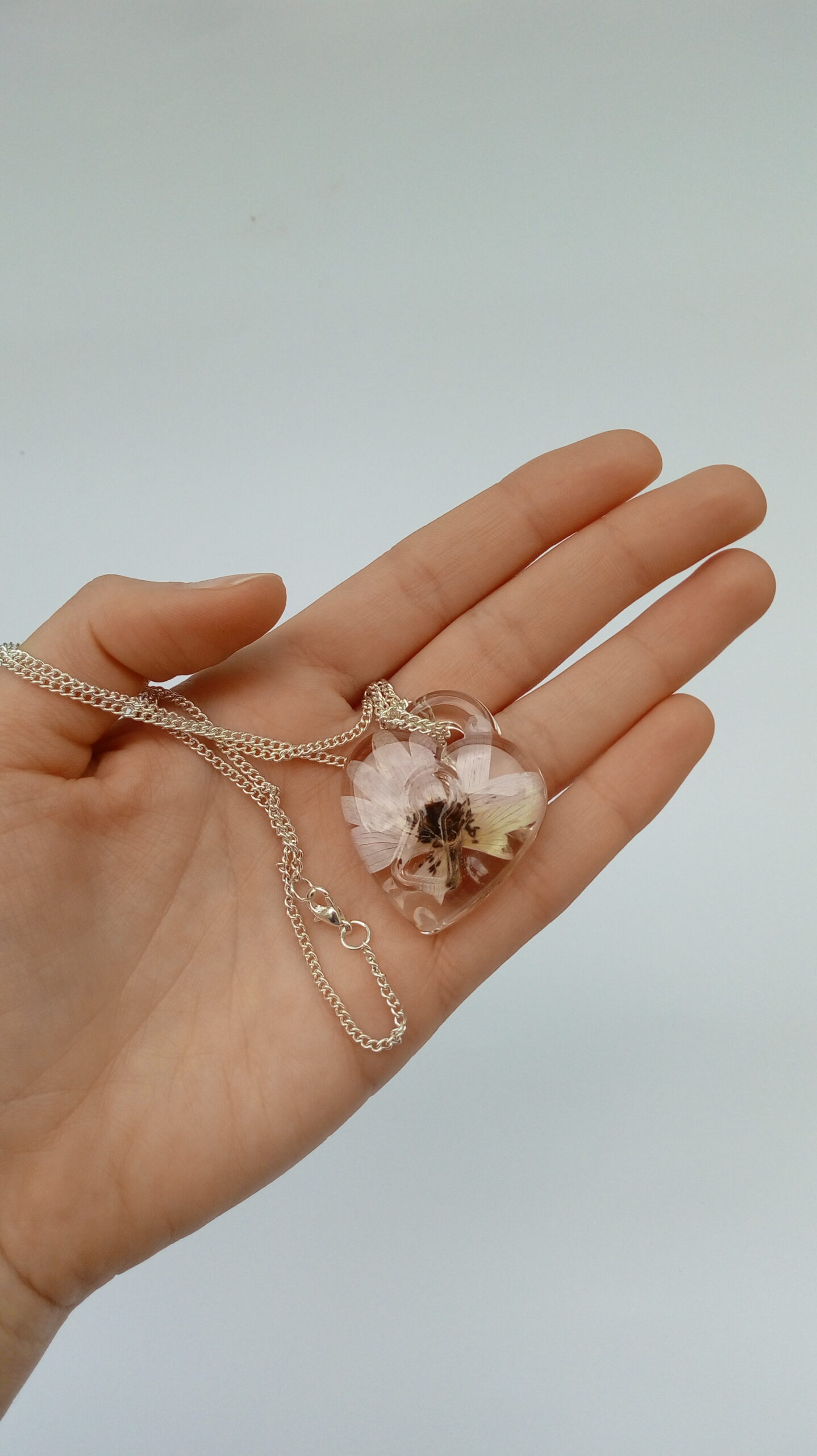 Lucchetto a cuore - collana a lucchetto - lucchetto in resina - ciondolo a forma di lucchetto - serratura - immagine 2